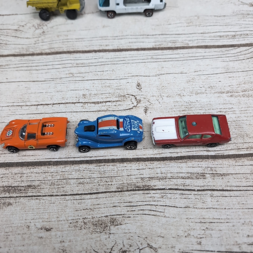Lot Of 8 Vintage Toy Cars Vehicle Dinky Car Retro - Picture 5 of 16